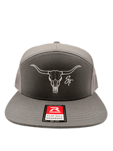 Load image into Gallery viewer, Longhorn Charcoal 7 Panel