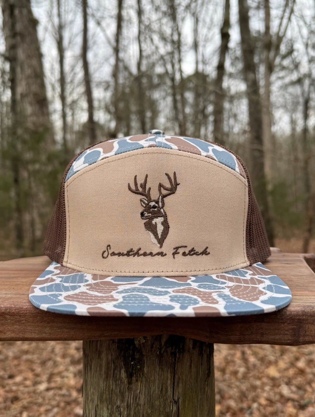 Whitetail Deer Pebble/Khaki 7 Panel