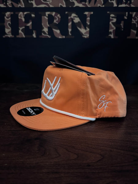 Antler Orange Rope Hat