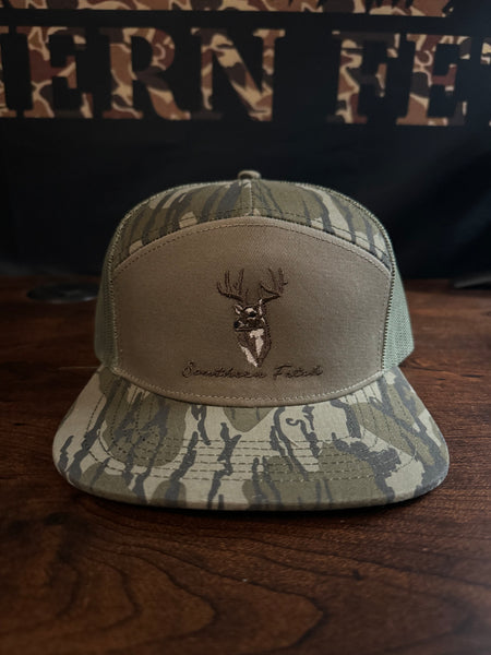 Whitetail Buck Bottomland Camo 7 Panel