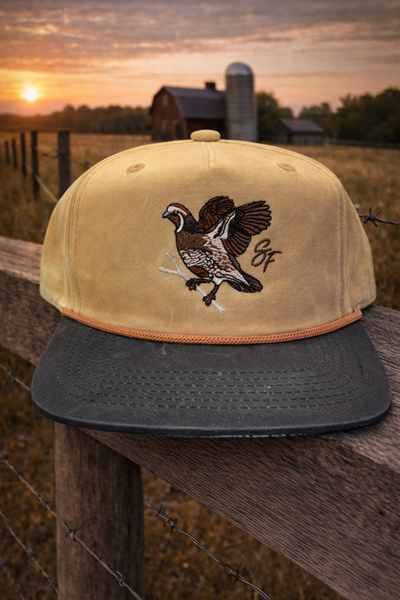 Quail Canvas Rope Hat