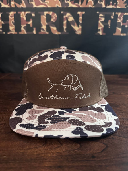 Pointer Dog Duck Camo 7 Panel