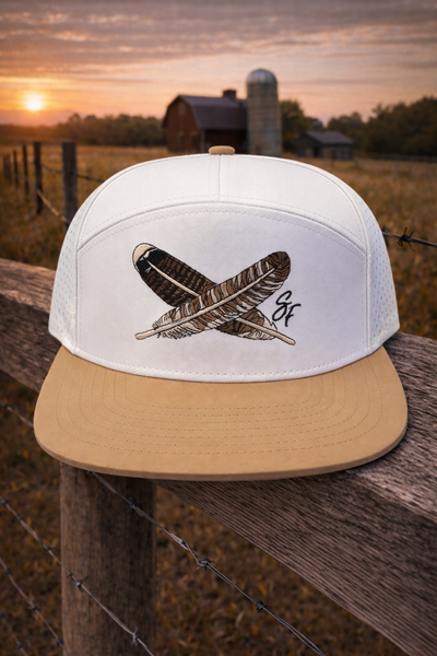 Fallen Feathers Off White 7 Panel
