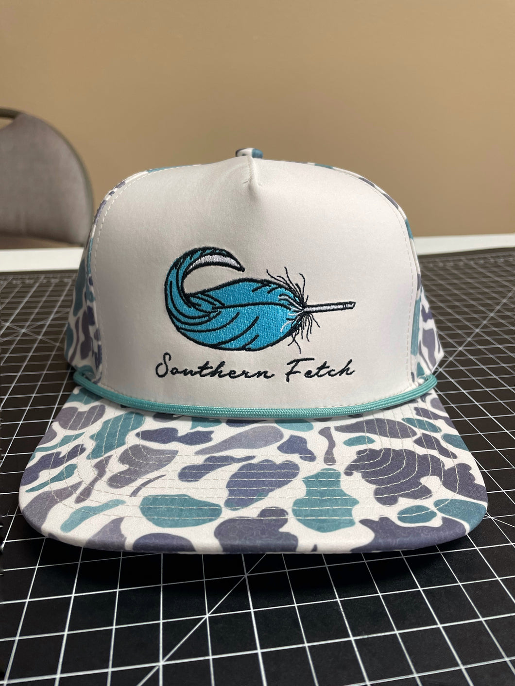 Curly Feather Hi Rise Hat