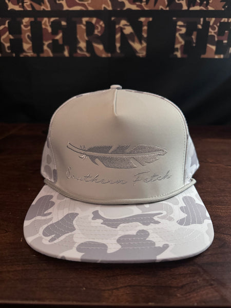 Feather Glacier Hi Rise Rope Hat