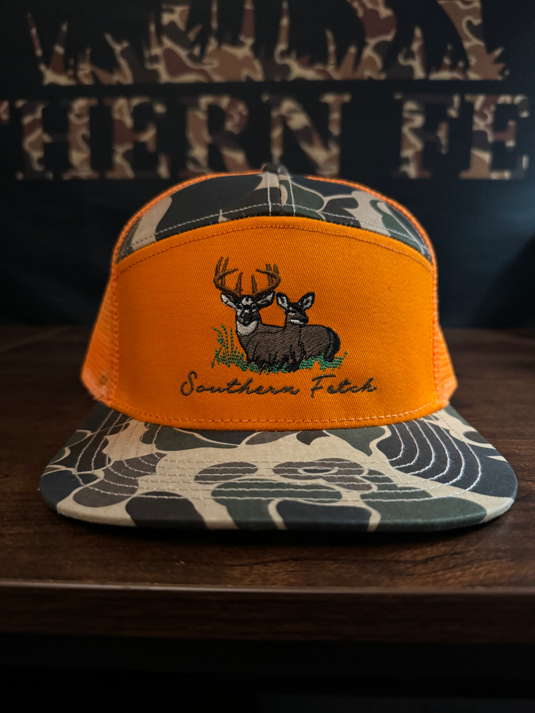 Doe In Heat Safety Orange 7 Panel