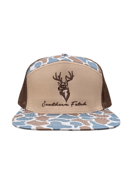 Whitetail Buck Pebble/Khaki 7 Panel