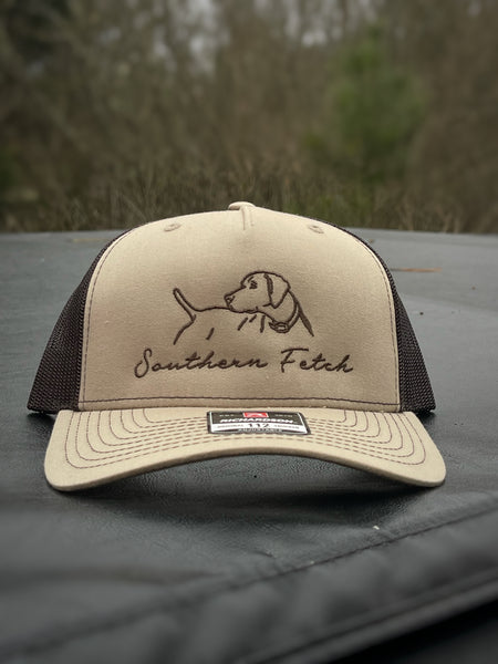 Pointer Dog Khaki/Coffee Hat **PRE ORDER**