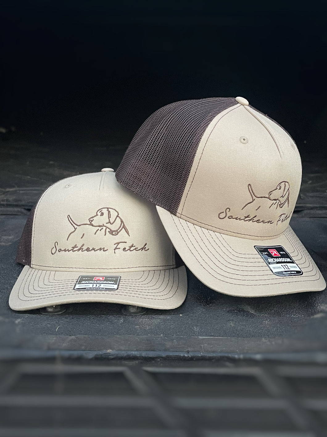 Pointer Dog Khaki/Coffee Hat